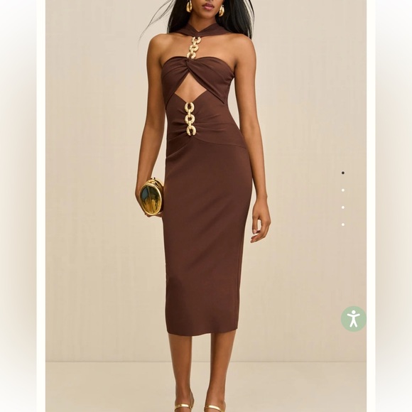 NWT NEW Cult Gaia Cristos Chain Dress - Picture 1 of 6
